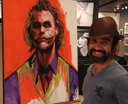 Jota and Joker mono painting