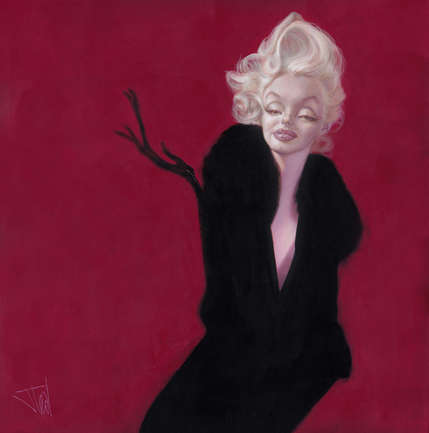 Marilyn on Red