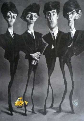 The Beatles Yellow VW