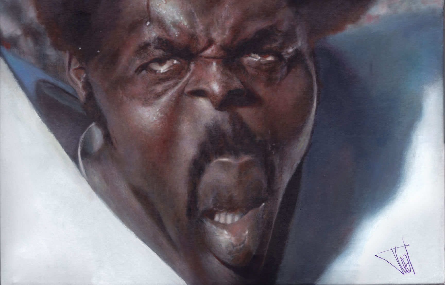 Deacon Jones painting by Jota