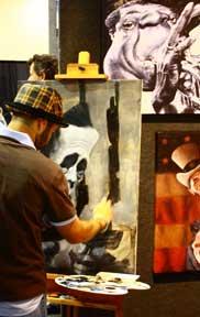 Jota Leal at Art Expo Las Vegas 2007